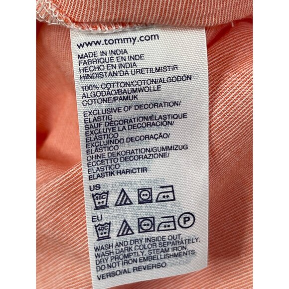 Tommy Hilfiger Women's Boyfriend Fit Tunic Pink (or Coral or Salmon) Size XL - Picture 3 of 16